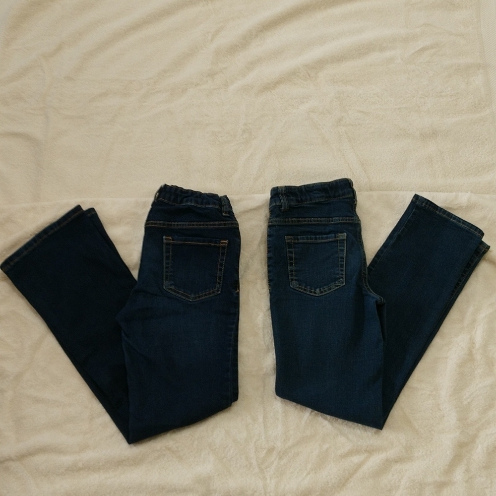 2 Pair Cat & Jack Jeans Size 10